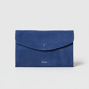 Cute Clutch - Suede Purple Blue - ann kurz