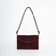 Cute Clutch - Suede Burgundy