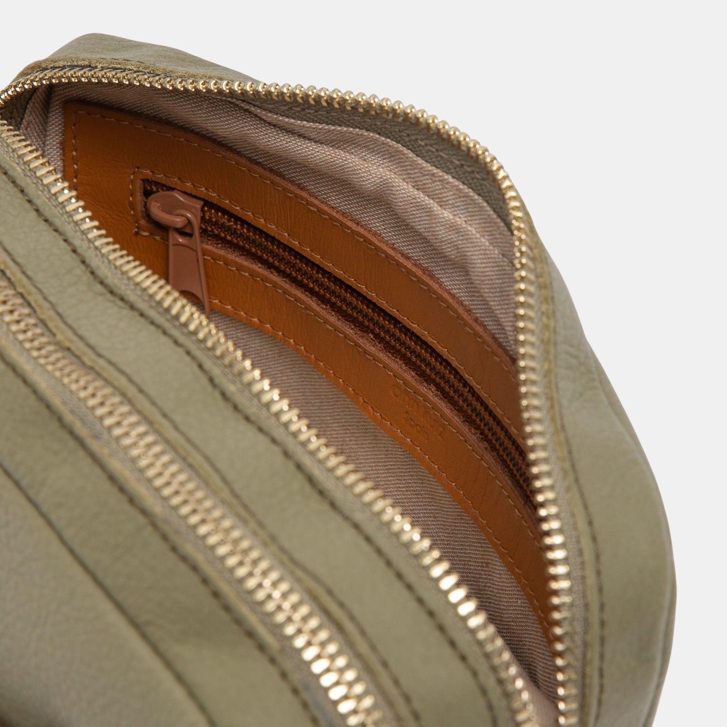 Double - zip Camera Bag - Nubuck Moss - ann kurz