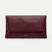 Envelope Wallet - Grain leather Burgundy - ann kurz