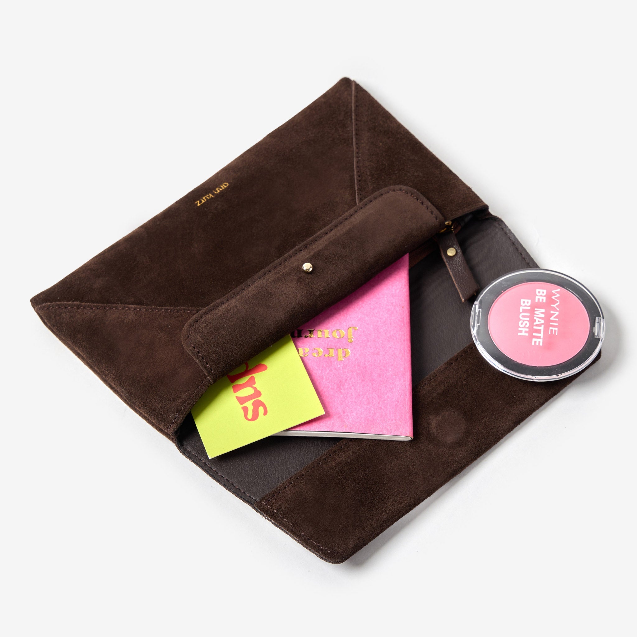 Envelope Wallet - Grain leather Burgundy - ann kurz