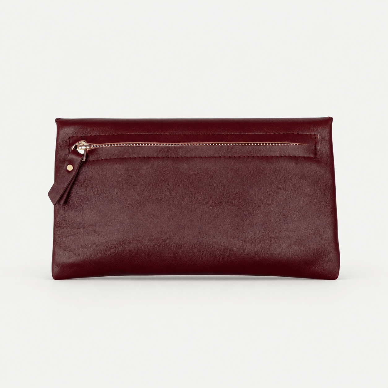 Envelope Wallet - Grain leather Burgundy - ann kurz