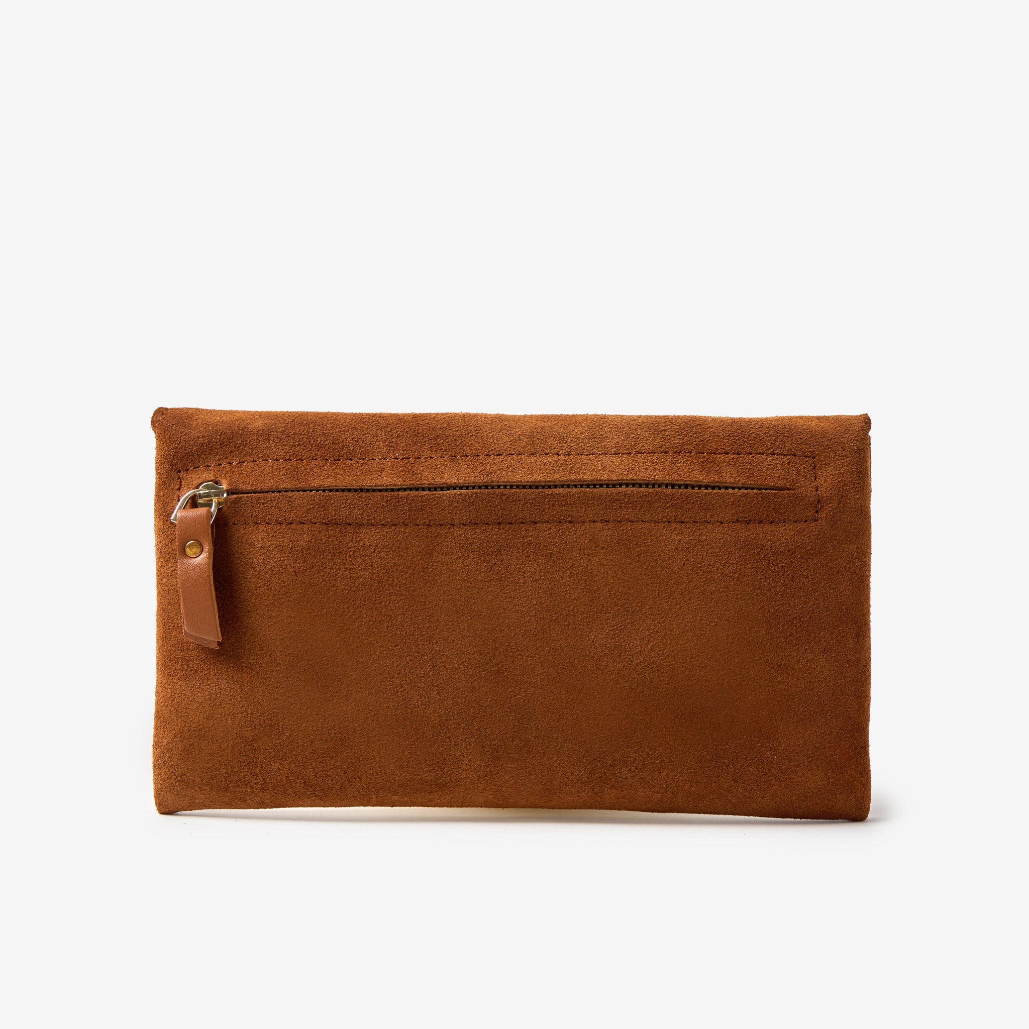 Envelope Wallet - Suede Brown - ann kurz