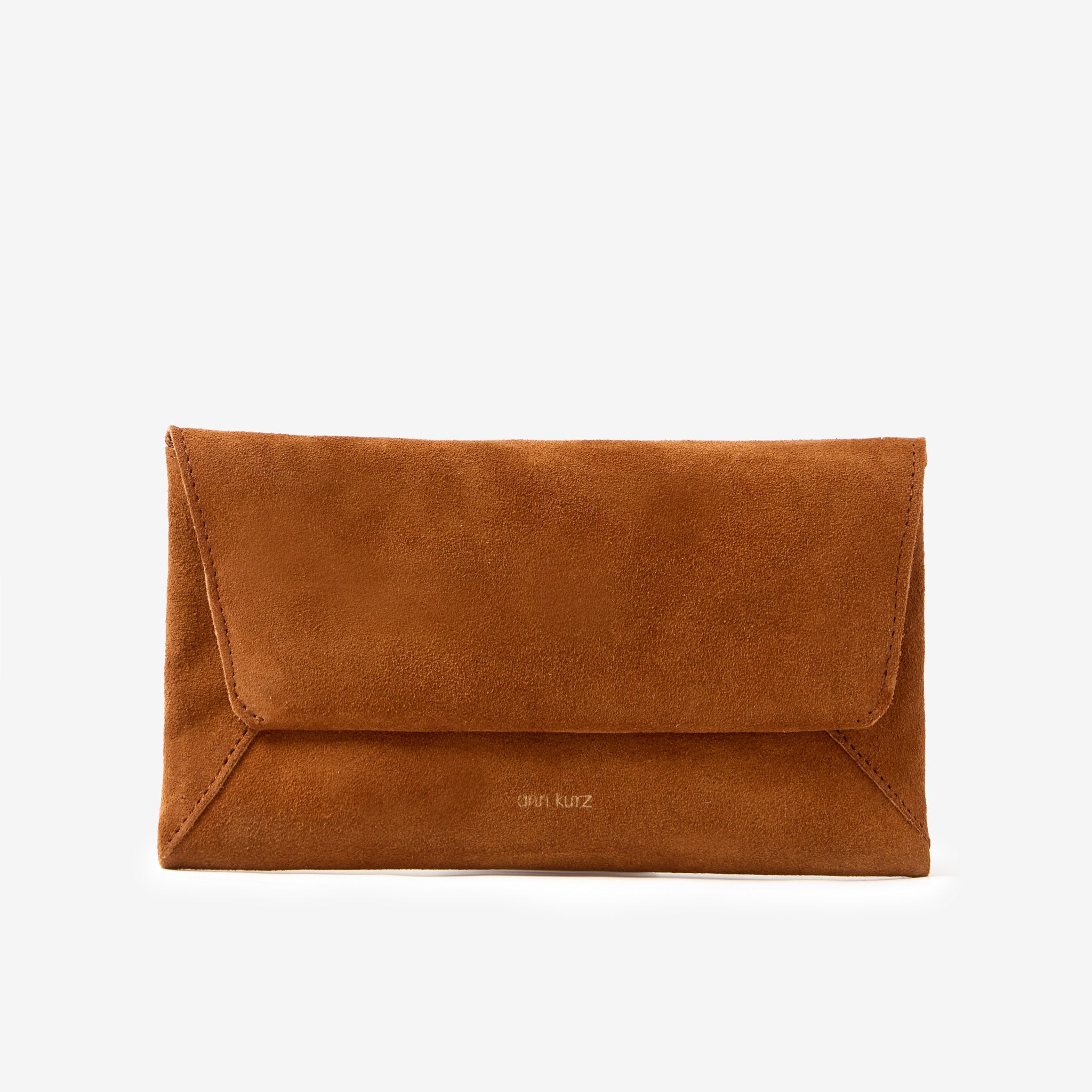 Envelope Wallet - Suede Brown - ann kurz