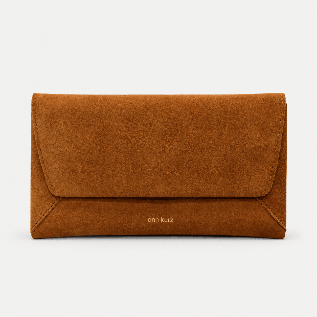 Envelope Wallet - Suede Brown - ann kurz