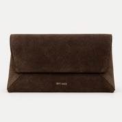 Envelope Wallet - Suede Moccha - ann kurz