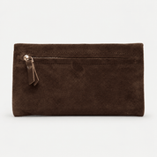 Envelope Wallet - Suede Moccha - ann kurz