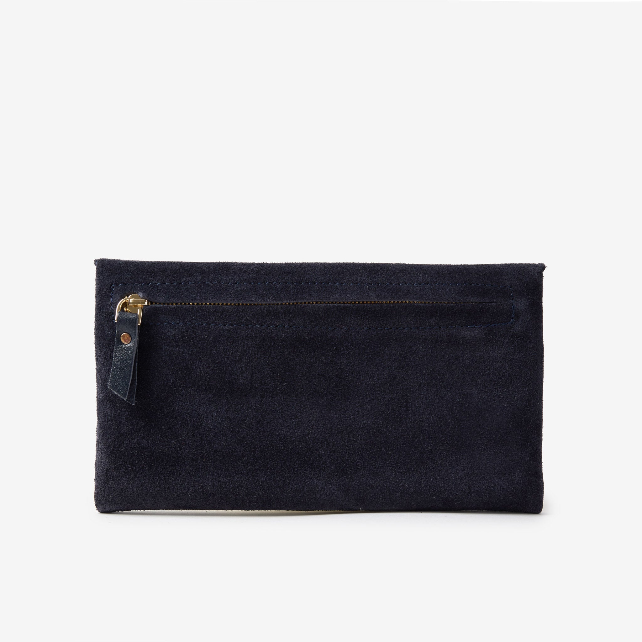 Envelope Wallet - Suede Navy - ann kurz