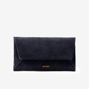 Envelope Wallet - Suede Navy - ann kurz