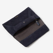 Envelope Wallet - Suede Navy - ann kurz