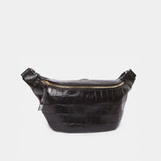 Fanny Pack - Croco Print Black - ann kurz