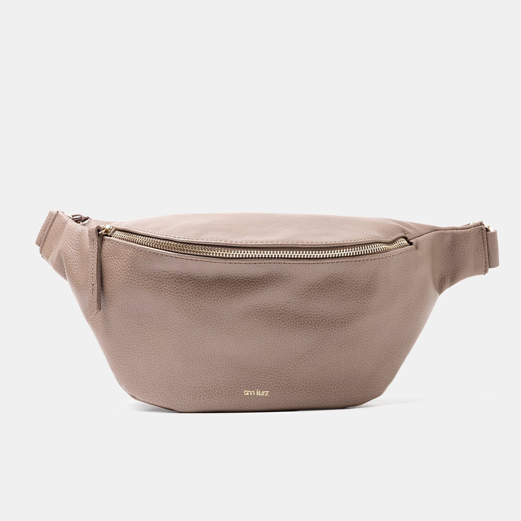 Fanny Pack Large - Grained Taupe - ann kurz