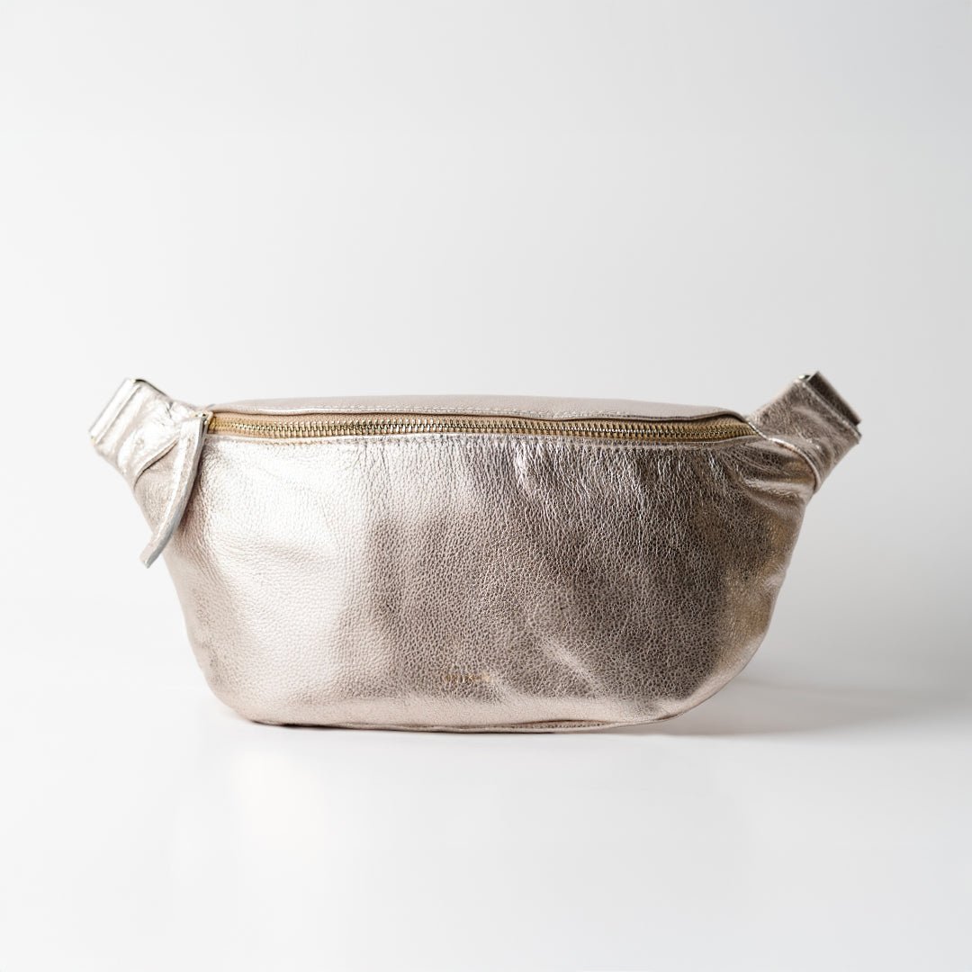 Fanny Pack - Metallic Platin - ann kurz