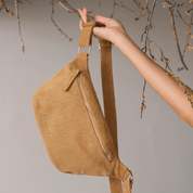 Fanny Pack - Ruffle Cuoio - ann kurz