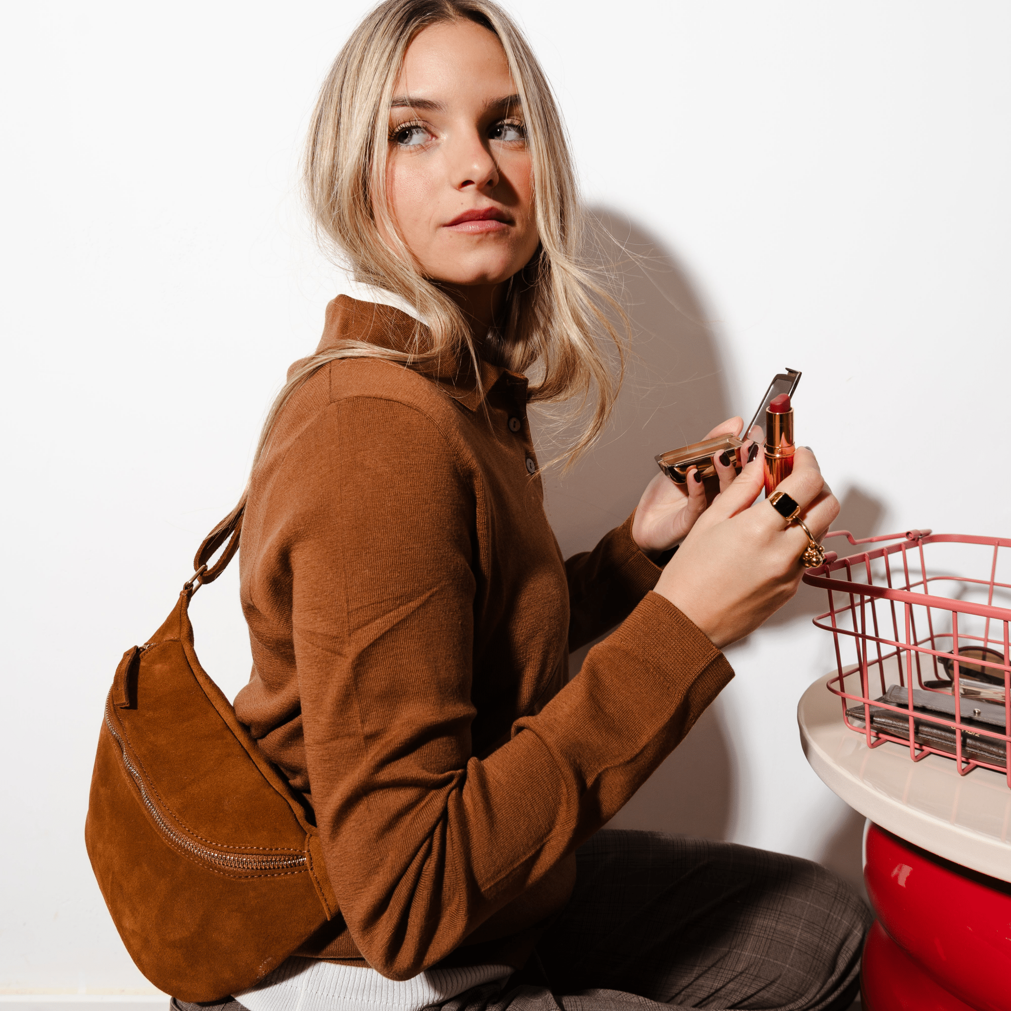 Fanny Pack - Suede Brown - ann kurz