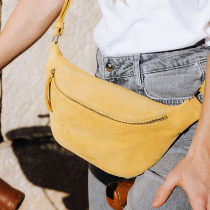 Fanny Pack - Suede Golden - ann kurz