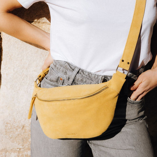 Fanny Pack - Suede Golden - ann kurz