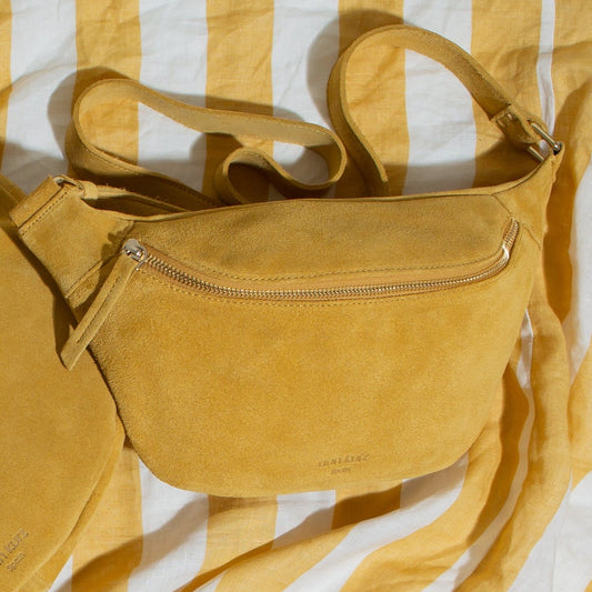 Fanny Pack - Suede Golden - ann kurz