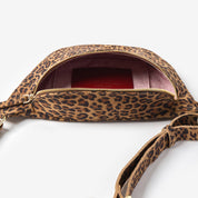 Fanny Pack - Suede Leo Print - ann kurz