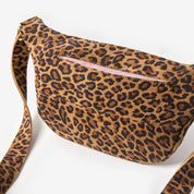 Fanny Pack - Suede Leo Print - ann kurz