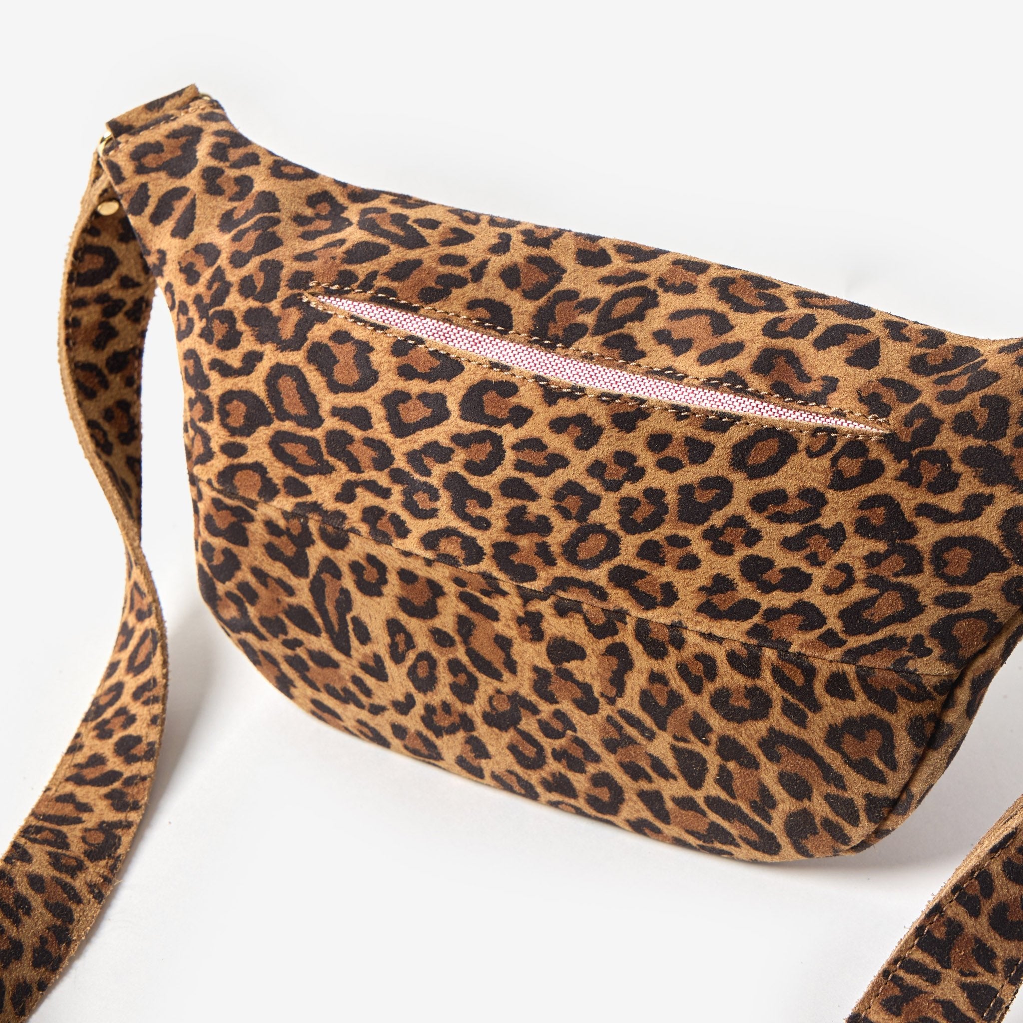 Fanny Pack - Suede Leo Print - ann kurz