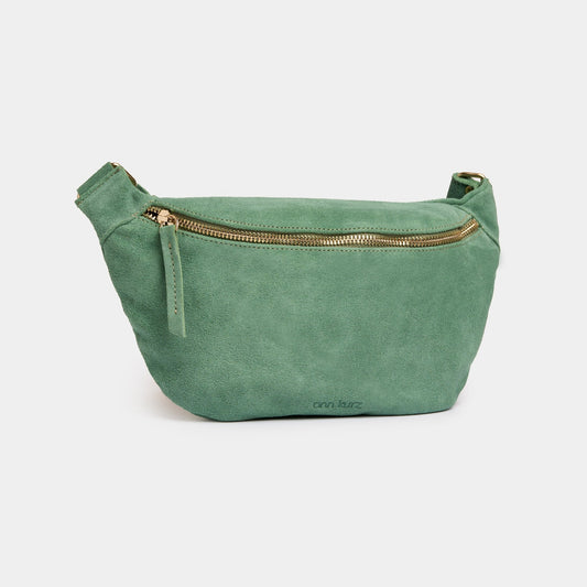 Fanny Pack - Suede Menta - ann kurz