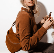 Fanny Pack - Suede Navy - ann kurz