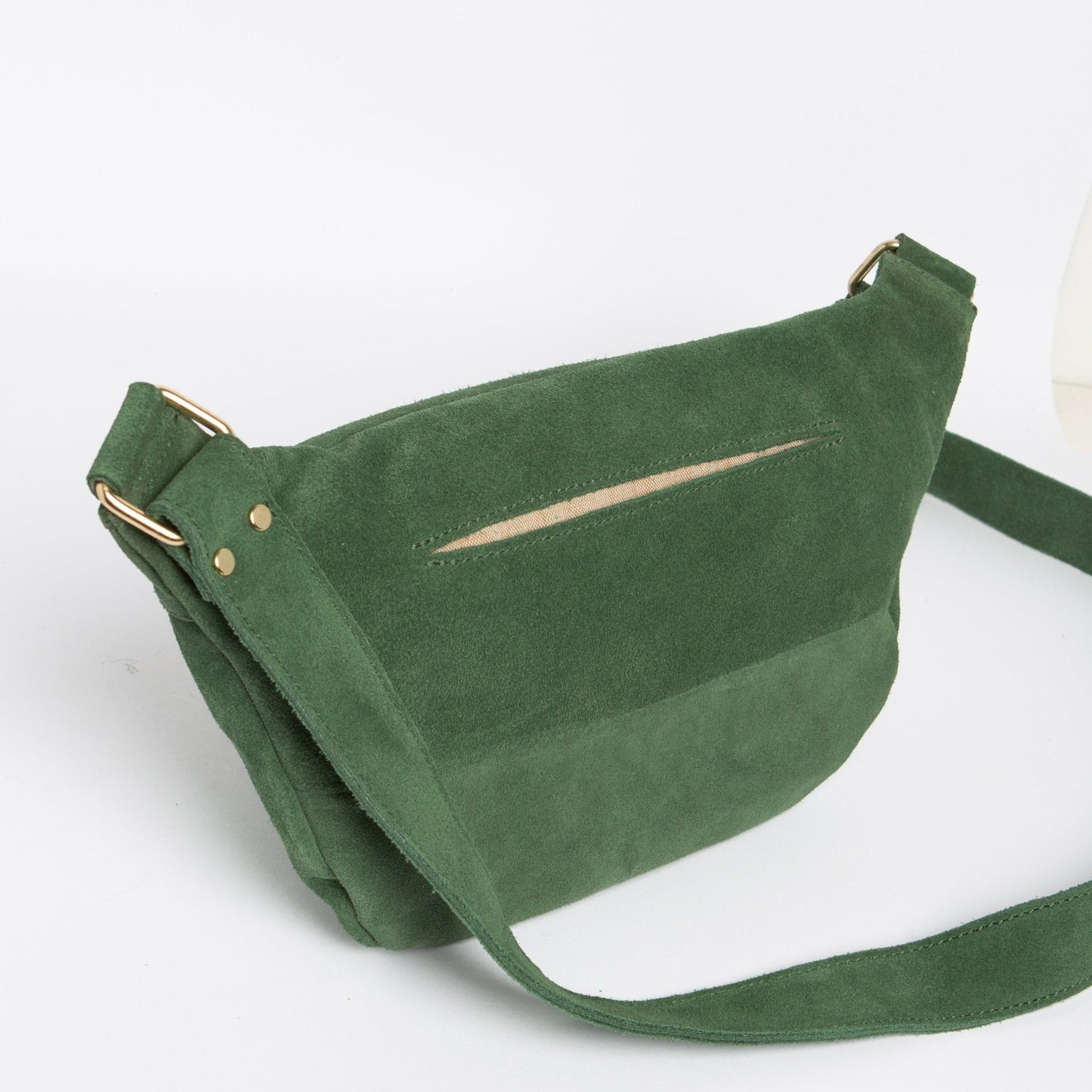 Fanny Pack - Suede Olive - ann kurz