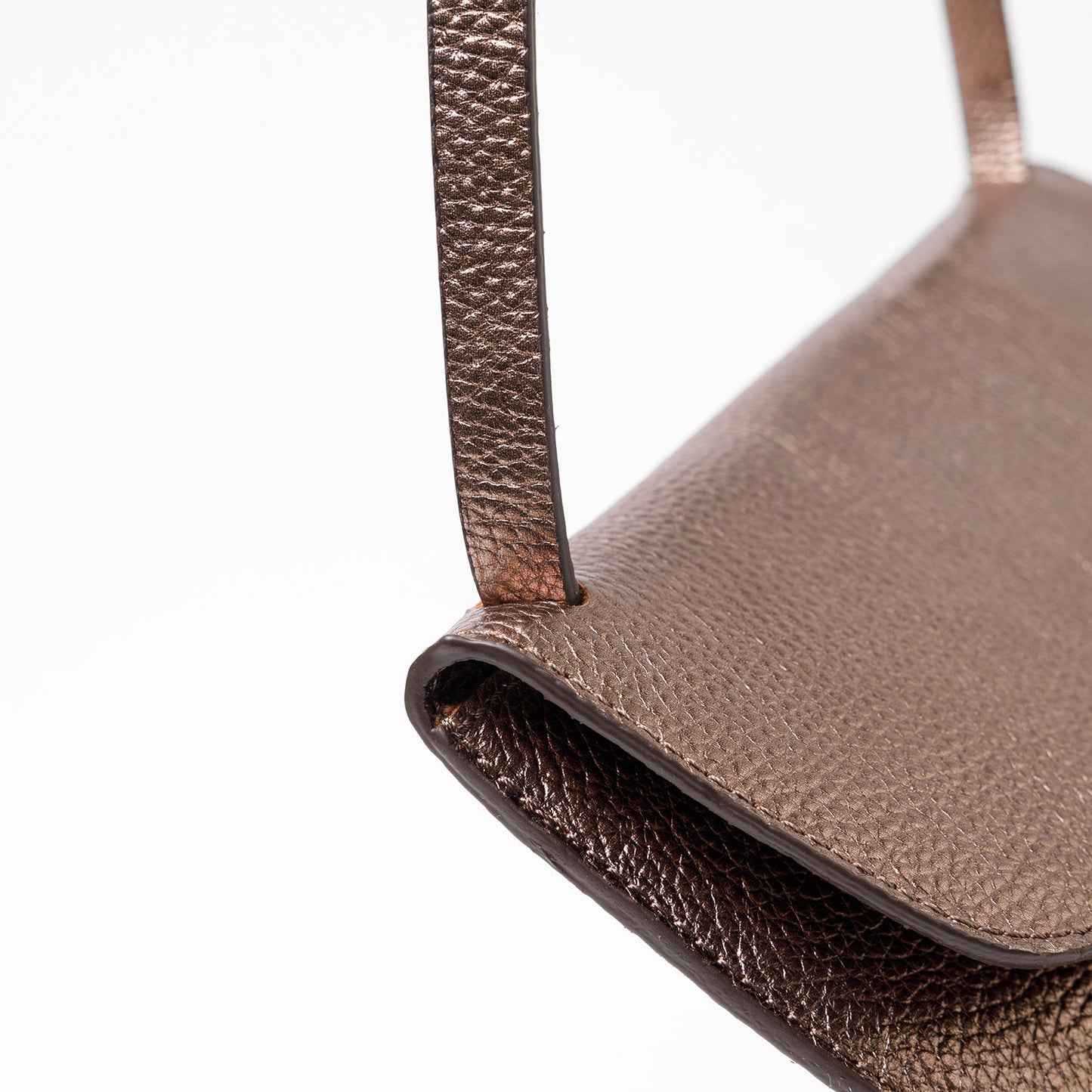 Grace Clutch - Metallic Metal Grey - ann kurz