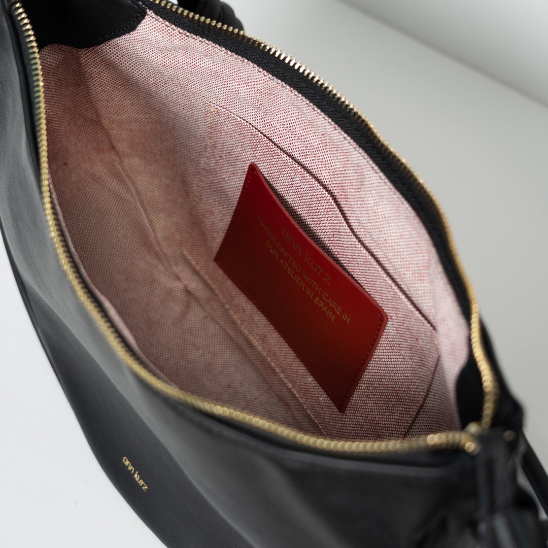 Half Moon - Nappa Black - ann kurz
