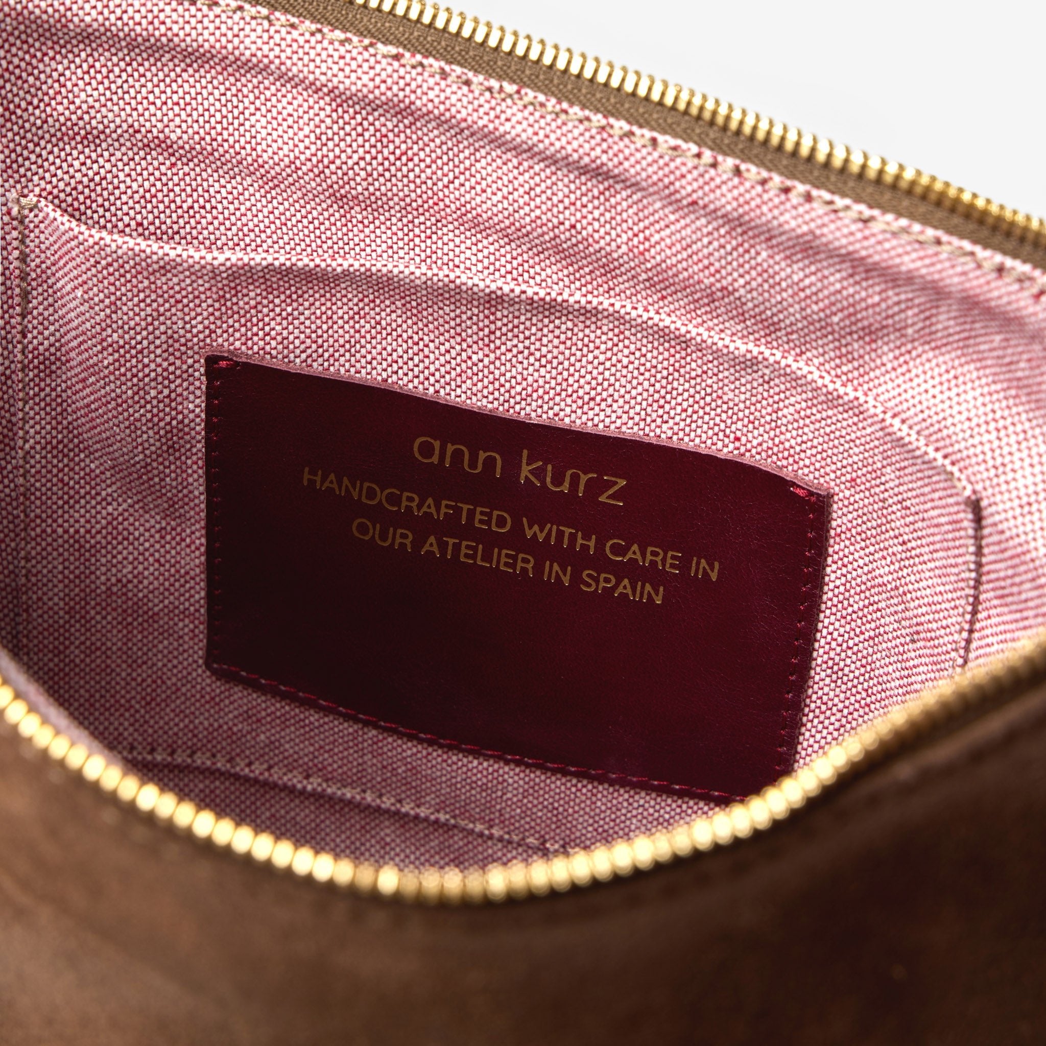 Half Moon - Suede Fango - ann kurz