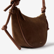 Half Moon - Suede Fango - ann kurz