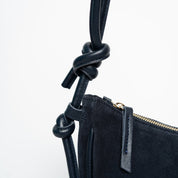 Half Moon - Suede Navy - ann kurz
