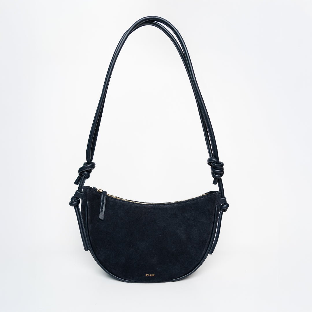 Half Moon - Suede Navy - ann kurz