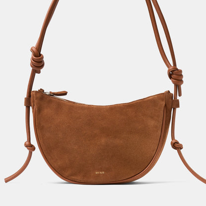 Half Moon with Knots - Mix Brown - ann kurz