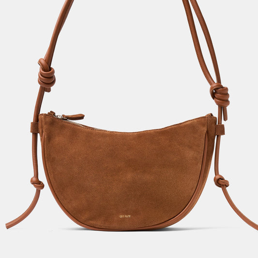 Half Moon with Knots - Mix Brown - ann kurz