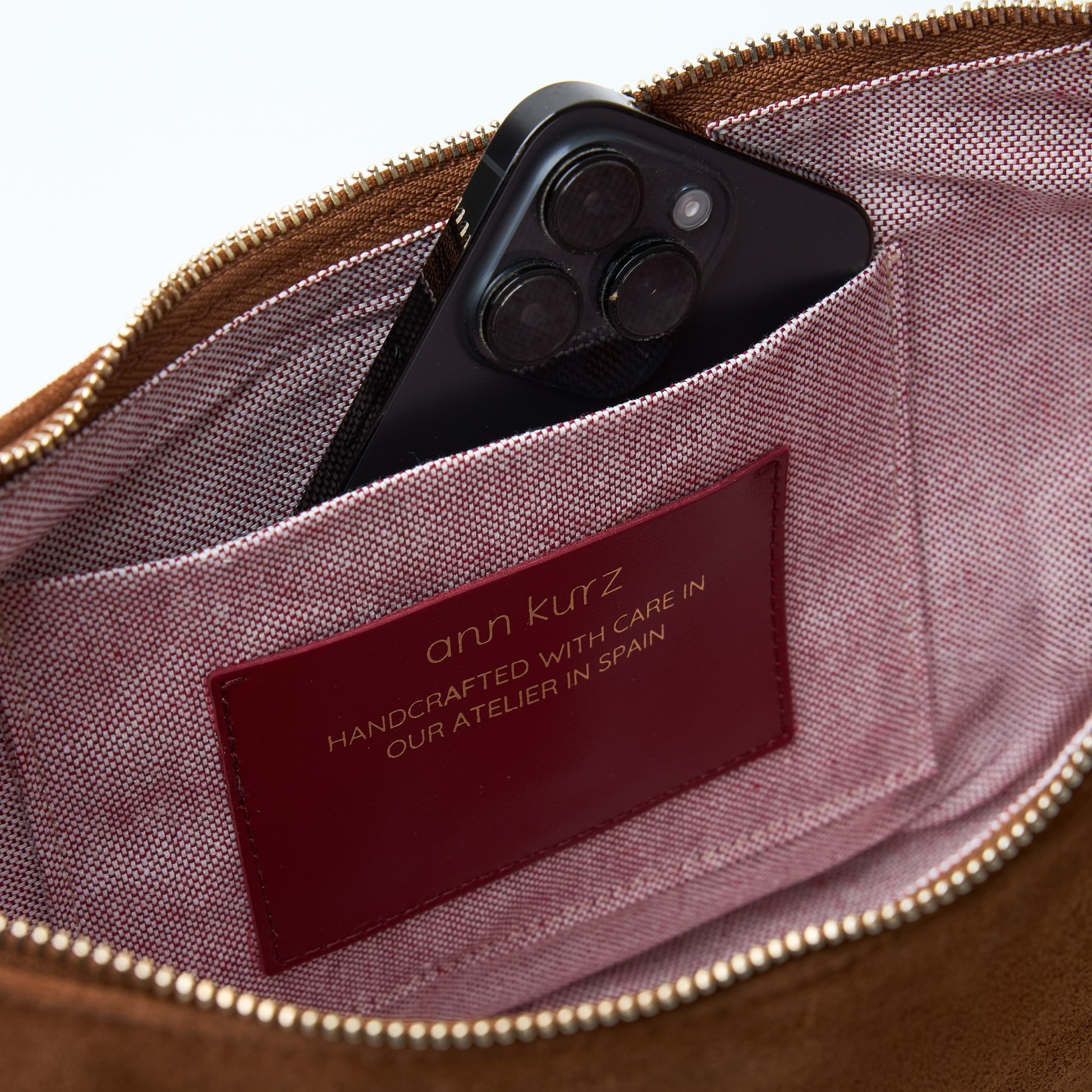 Half Moon with Knots - Mix Brown - ann kurz