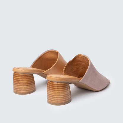 Heel Duo - Suede Antico & Nappa Ginger - 37 - ann kurz