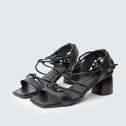 Heel Knots - Nappa Black - 38 - ann kurz