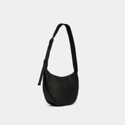 Large Half Moon Bag - Nappa Black - ann kurz