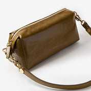 Light Shoulder - Shiny Nappa Bosco Green - ann kurz