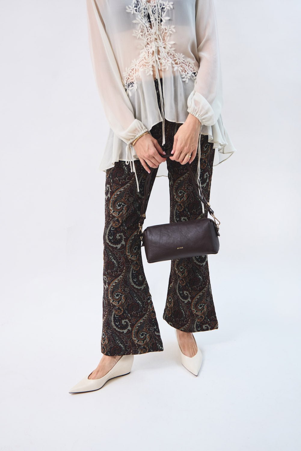 Light Shoulder - Shiny Nappa Bosco Green - ann kurz