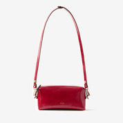 Light Shoulder - Shiny Nappa Rubino Red - ann kurz