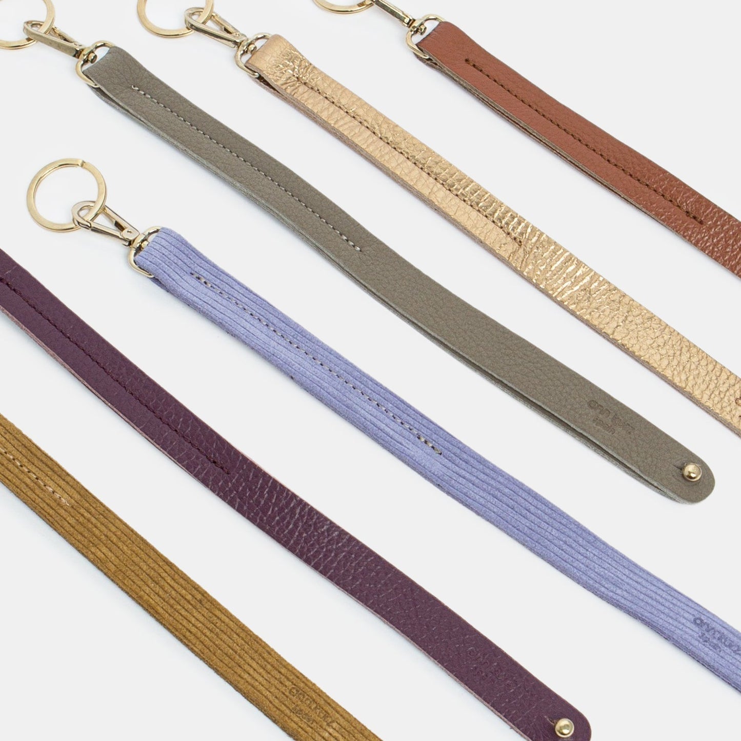 Long Keychain - Suede Burgundy - ann kurz