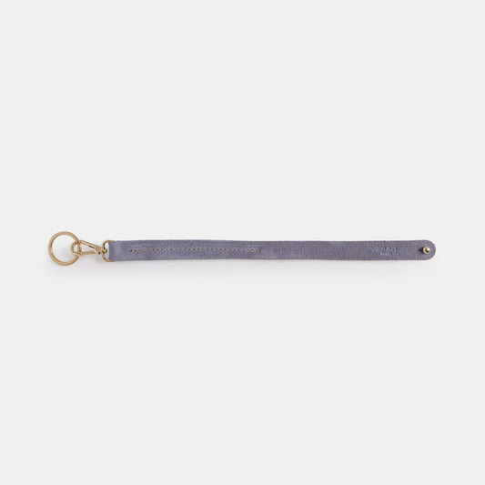 Long Keychain - Suede Lavender Blue - ann kurz