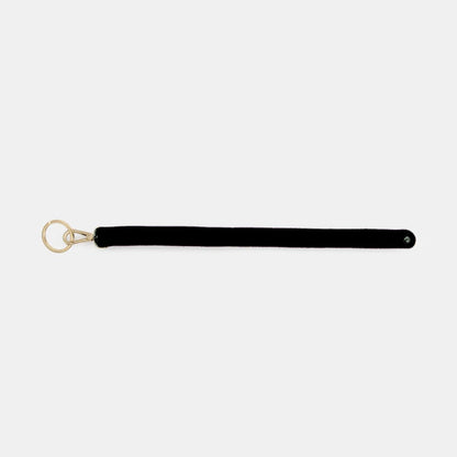 Long Keychain - Vegetable Tanned Black - ann kurz