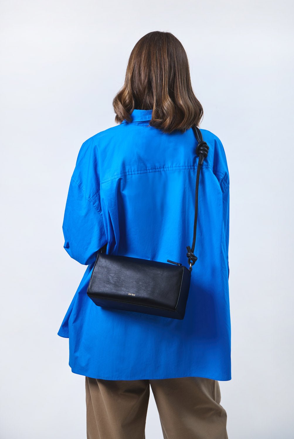 Long Square - Nappa Black - ann kurz