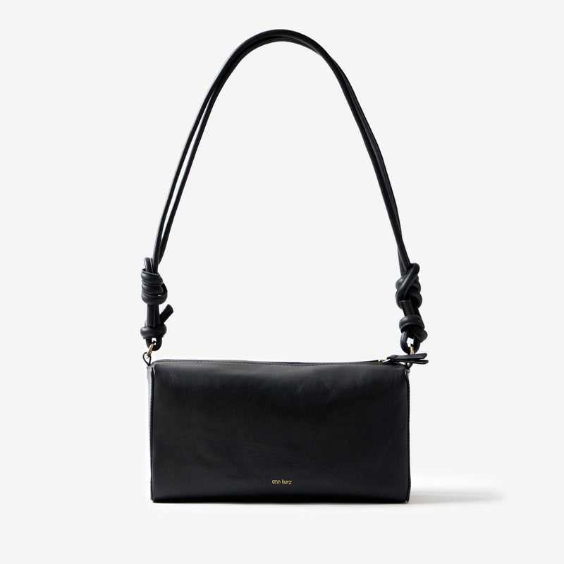 Long Square - Nappa Black - ann kurz