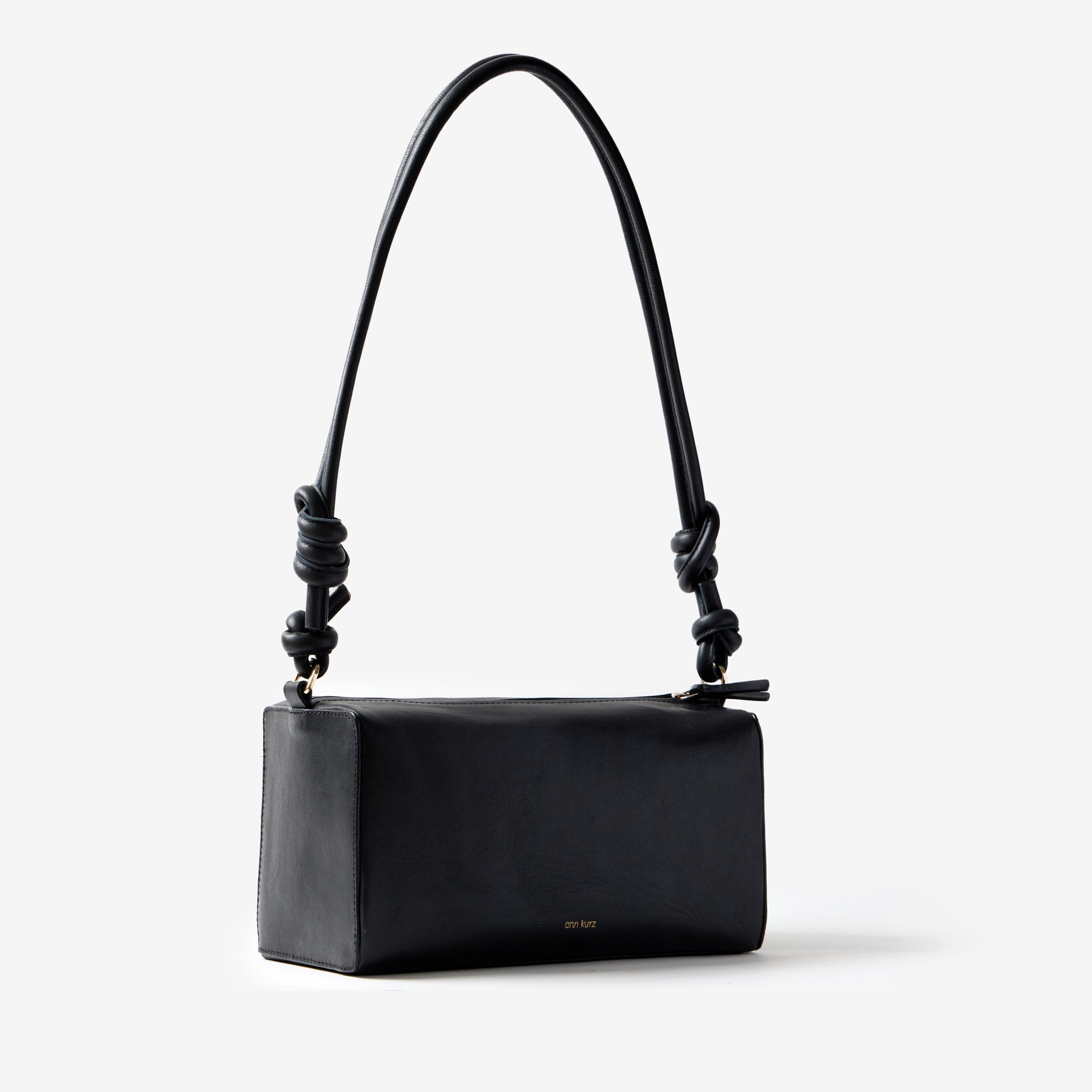 Long Square - Nappa Black - ann kurz