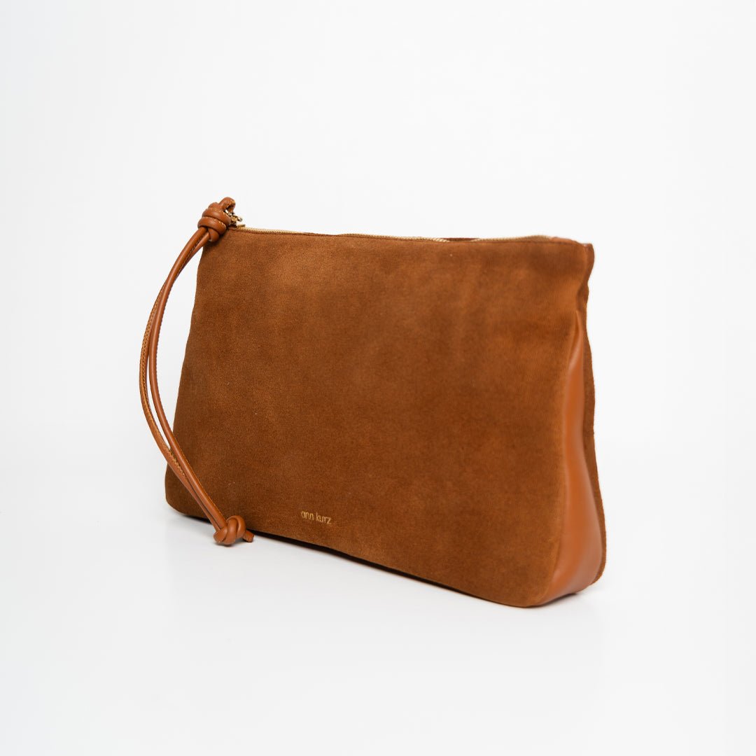 Medium Pouch - Suede Mix Cuero - ann kurz